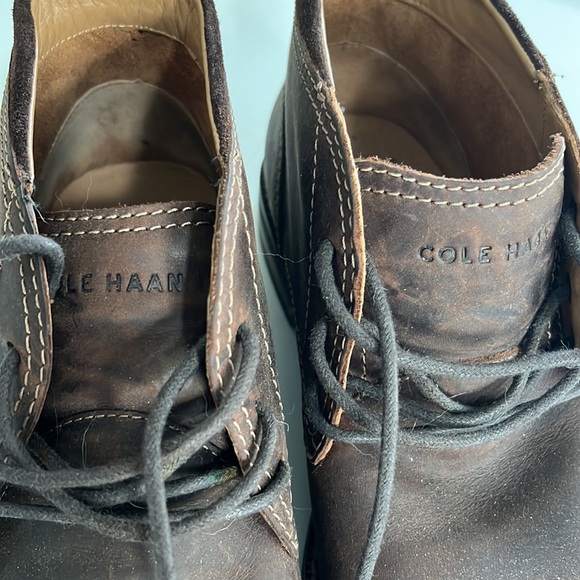 Men’s Brown Leather Coke Haan Boots - Picture 2 of 6